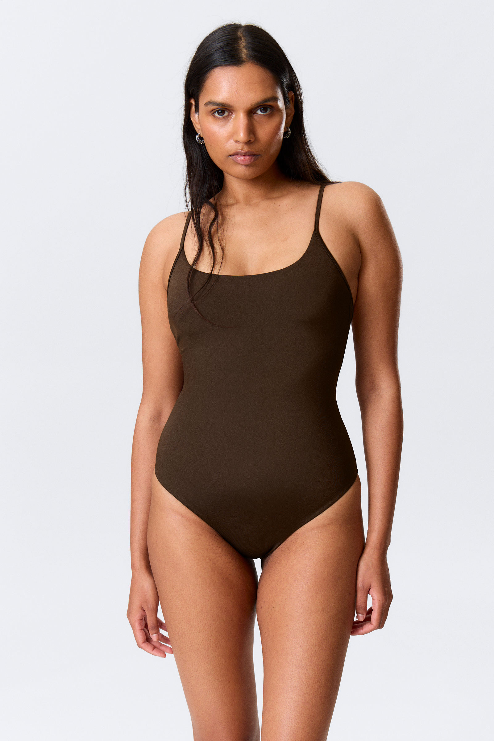 Square-Neck Swimsuit von Weekday