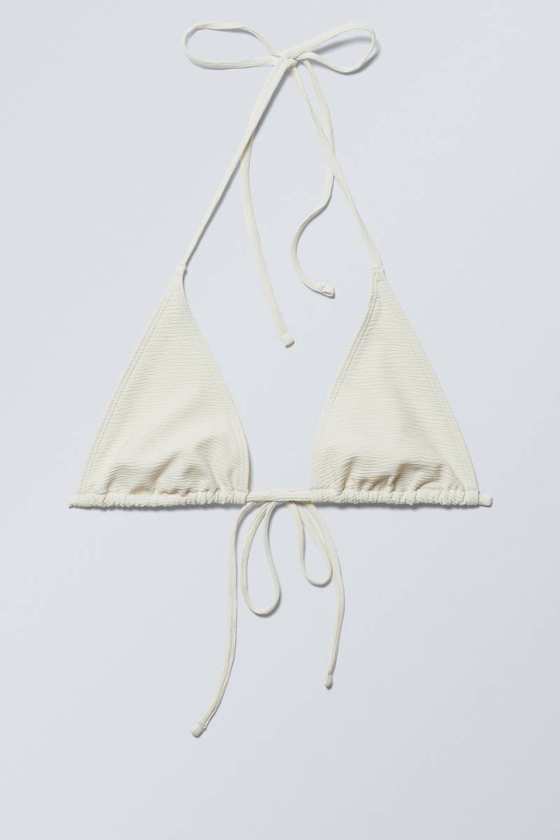 Structured Strappy Triangle Bikini Top von Weekday
