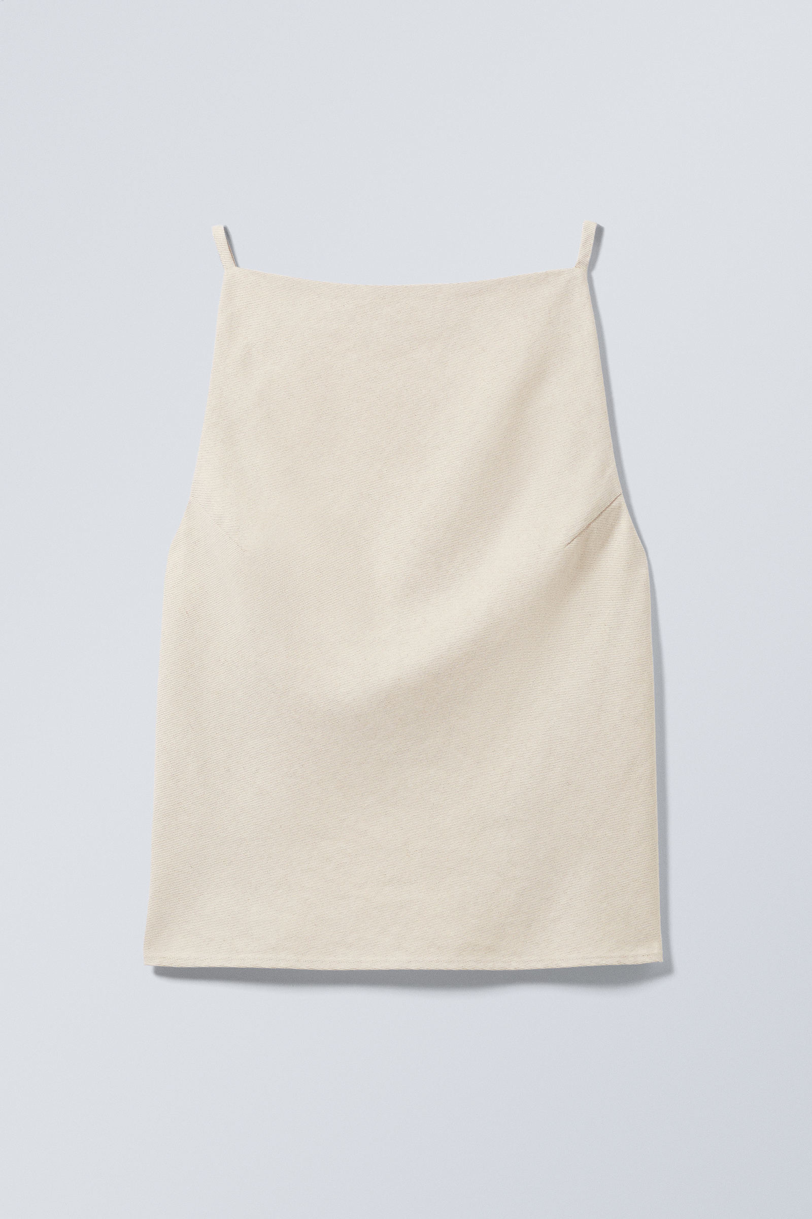 Suiting Linen Blend Open Back Top von Weekday
