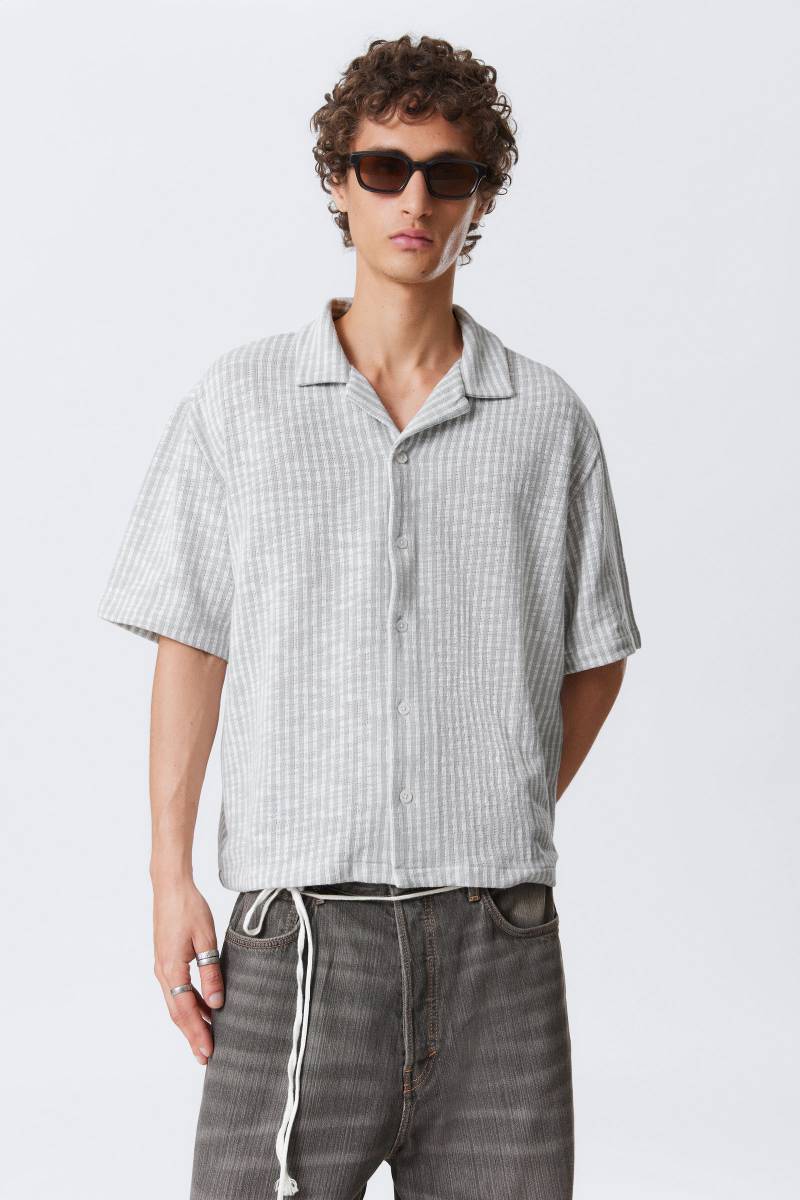 Textured Short-Sleeved Resort Shirt Textured Short-Sleeved Resort Shirt von Weekday