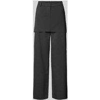 WEEKDAY Flared Stoffhose mit Eingrifftaschen in Mittelgrau, Größe L WEEKDAY Flared Stoffhose mit Eingrifftaschen in Mittelgrau, Größe L von Weekday