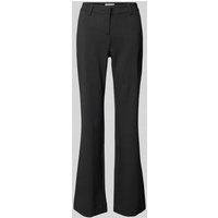 WEEKDAY Flared Stoffhose mit französischen Eingrifftaschen Modell 'Kate' in Dunkelgrau Melange, Größe 38 von Weekday