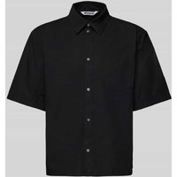 WEEKDAY Freizeithemd mit Knopfleiste Modell 'Franco' in Black, Größe M WEEKDAY Freizeithemd mit Knopfleiste Modell 'Franco' in Black, Größe M von Weekday