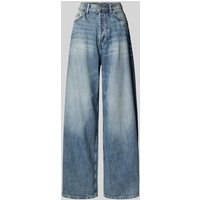 WEEKDAY Wide Leg Jeans mit 5-Pocket-Design in Hellblau, Größe 27/30 von Weekday