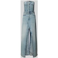 WEEKDAY Jumpsuit mit Knopfleiste Modell 'Scottsdale' in Jeansblau, Größe 34 von Weekday