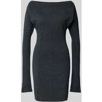 WEEKDAY Minikleid mit U-Boot-Ausschnitt Modell 'Robin' in Black, Größe L von Weekday