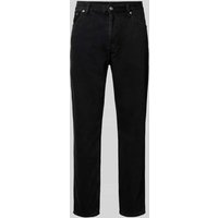 WEEKDAY Relaxed Fit Jeans im 5-Pocket-Design Modell 'Barrel' in Black, Größe 32/32 von Weekday