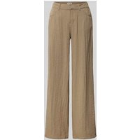 WEEKDAY Stoffhose aus Viskose mit Gesäßtaschen in Schlamm, Größe 40 von Weekday