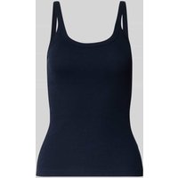 WEEKDAY Tanktop in Ripp-Optik in Dunkelblau, Größe M von Weekday
