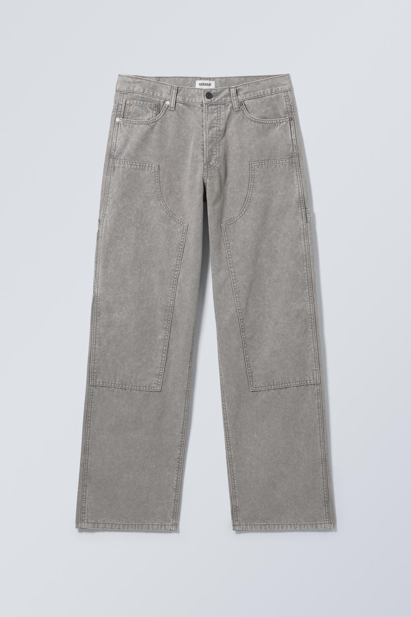 Washed Loose Carpenter Trousers Washed Loose Carpenter Trousers von Weekday
