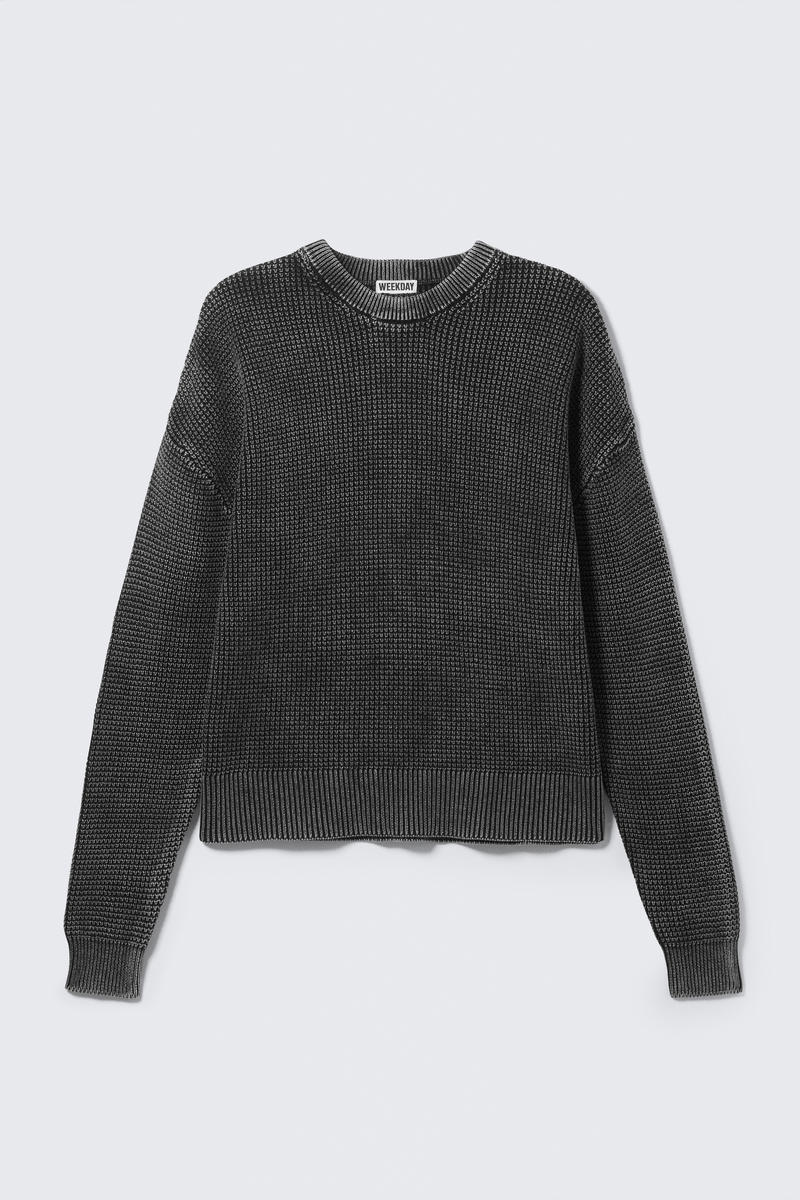 Washed Oversized Boxy Sweater Washed Oversized Boxy Sweater von Weekday