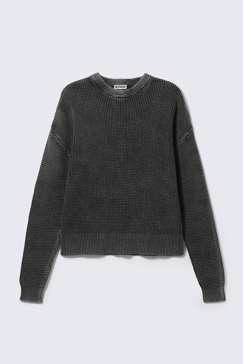 Washed Oversized Boxy Sweater von Weekday