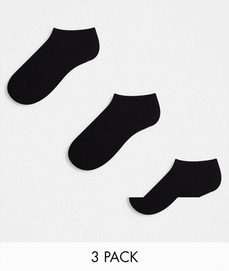 Weekday - 3er-Pack Sneaker-Socken in Schwarz von Weekday