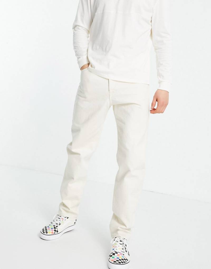 Weekday - Barrel - Jeans in Ecru-Neutral von Weekday