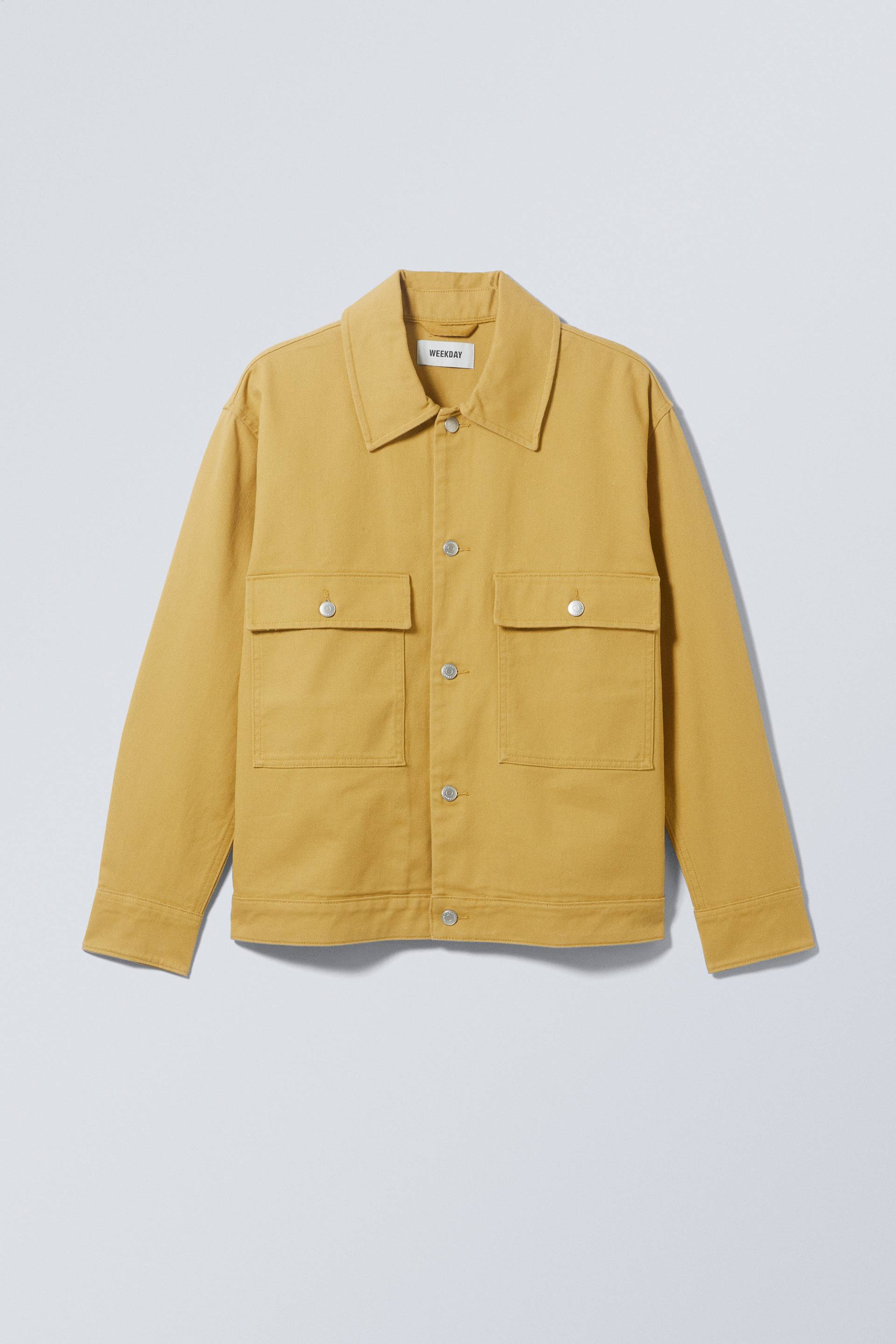 Weekday Brian Workwear-Jacke Gelb, Jacken in Größe XS. Farbe: Yellow von Weekday