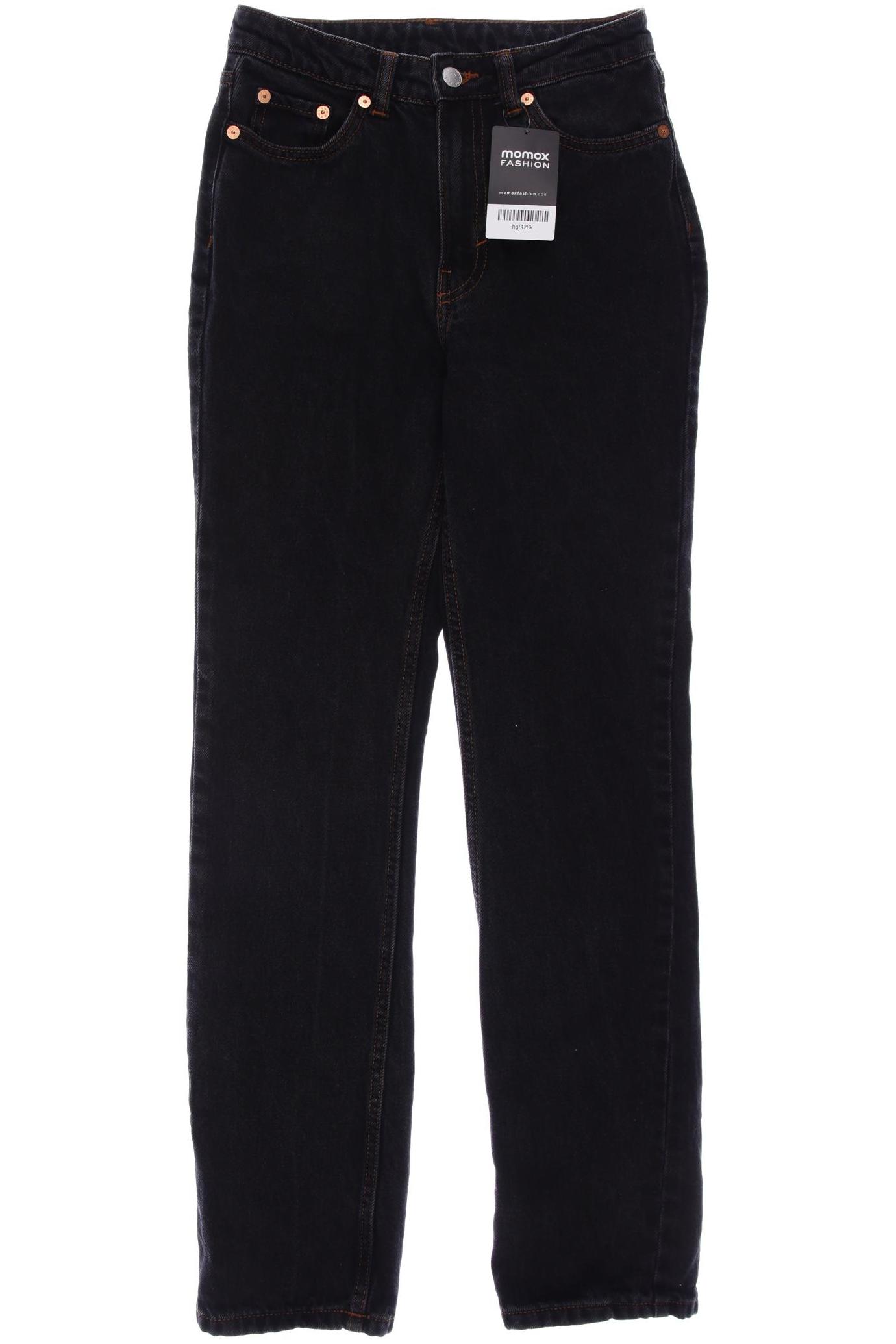 Weekday Damen Jeans, schwarz, Gr. 32 von Weekday