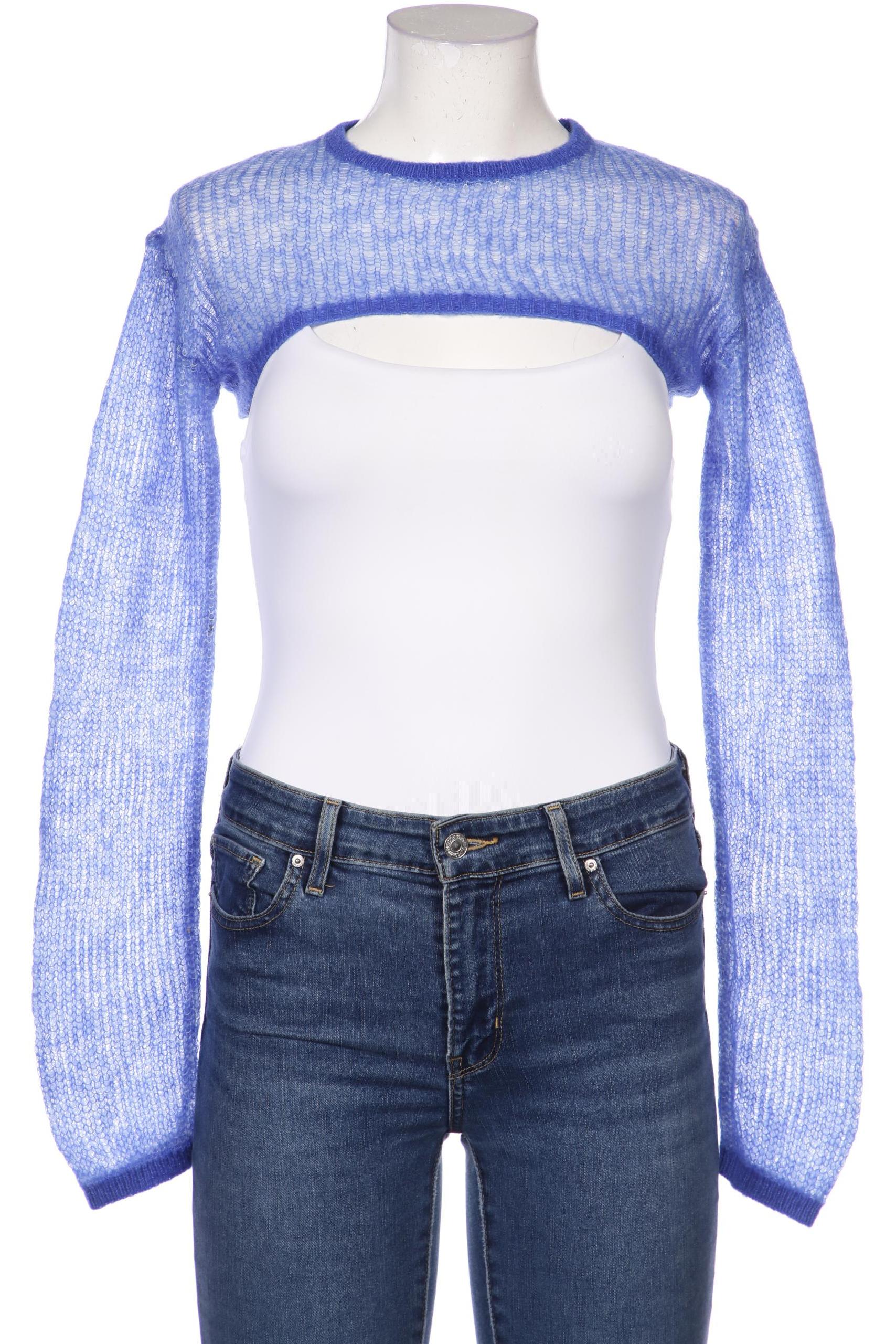 Weekday Damen Pullover, blau, Gr. 36 von Weekday