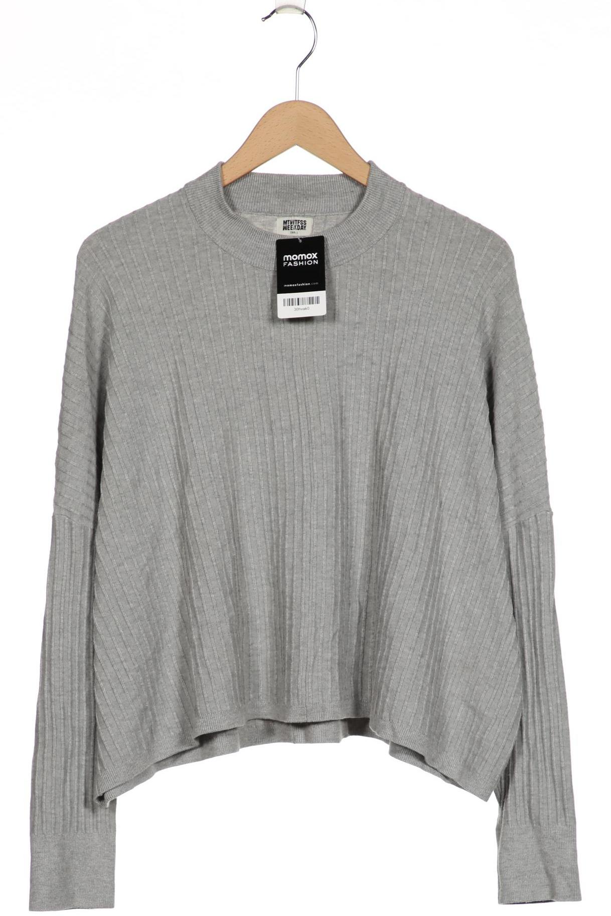 Weekday Damen Pullover, grau, Gr. 36 von Weekday