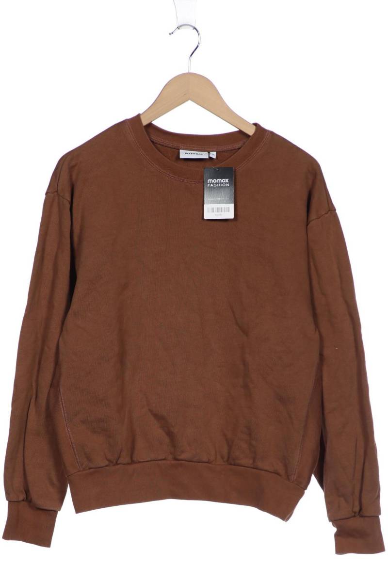 Weekday Damen Sweatshirt, braun von Weekday