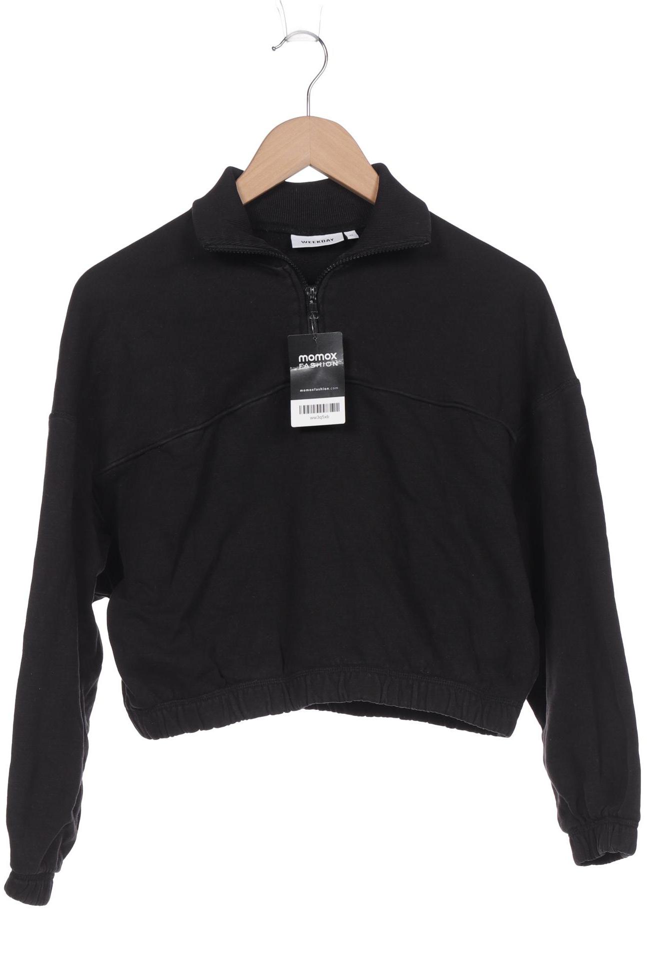 Weekday Damen Sweatshirt, schwarz von Weekday