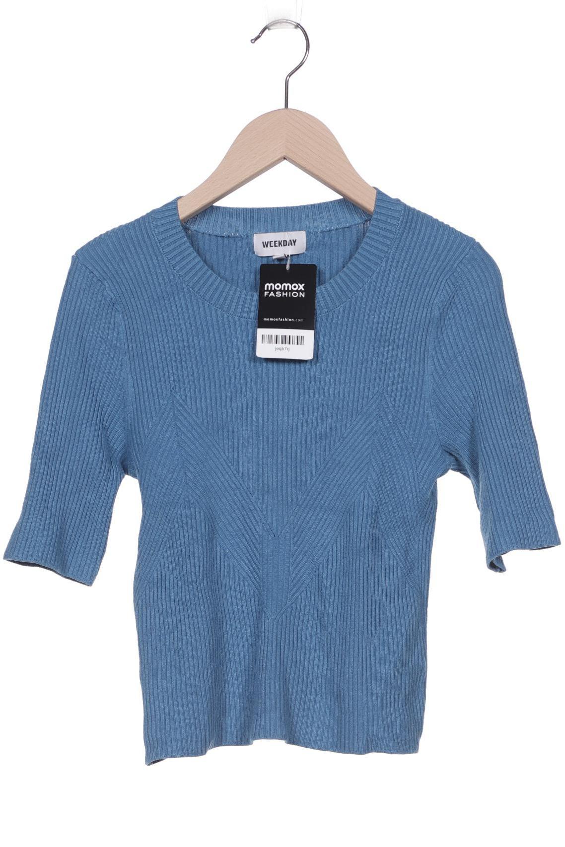 Weekday Damen T-Shirt, blau von Weekday