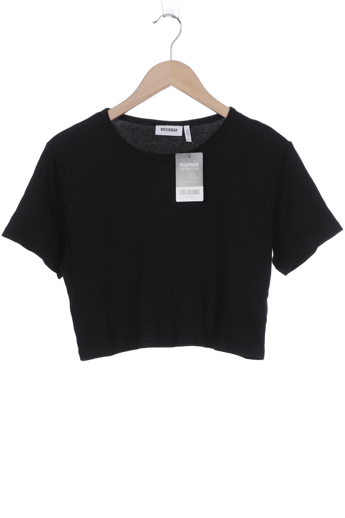 Weekday Damen T-Shirt, schwarz von Weekday