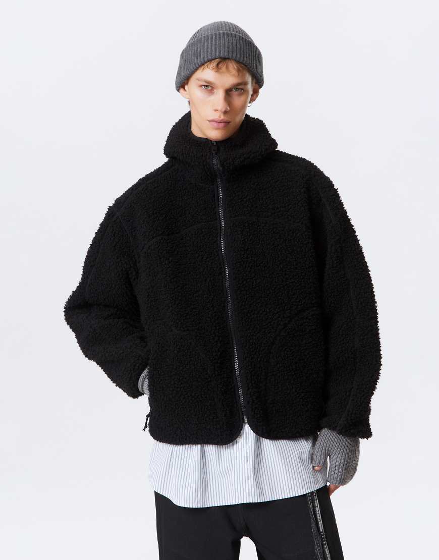 Weekday - Flor-Jacke in Schwarz mit Reißverschluss von Weekday