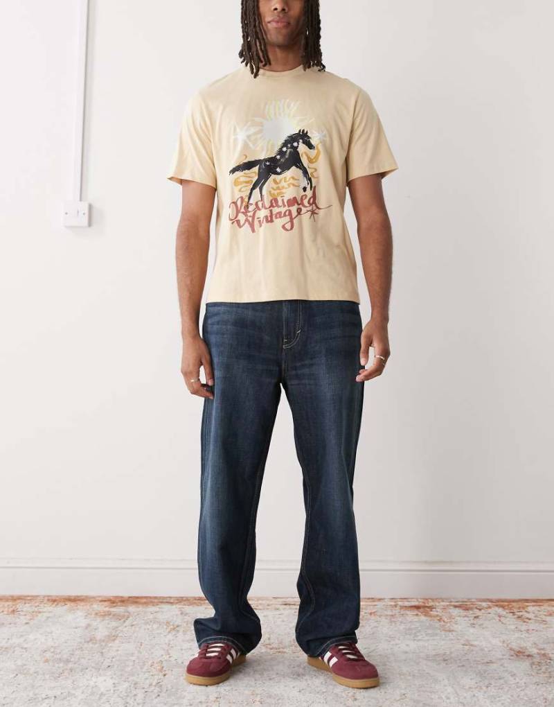 Weekday - Galaxy - Lässige Jeans in dunkelblauer Waschung mit lockerem Schnitt von Weekday