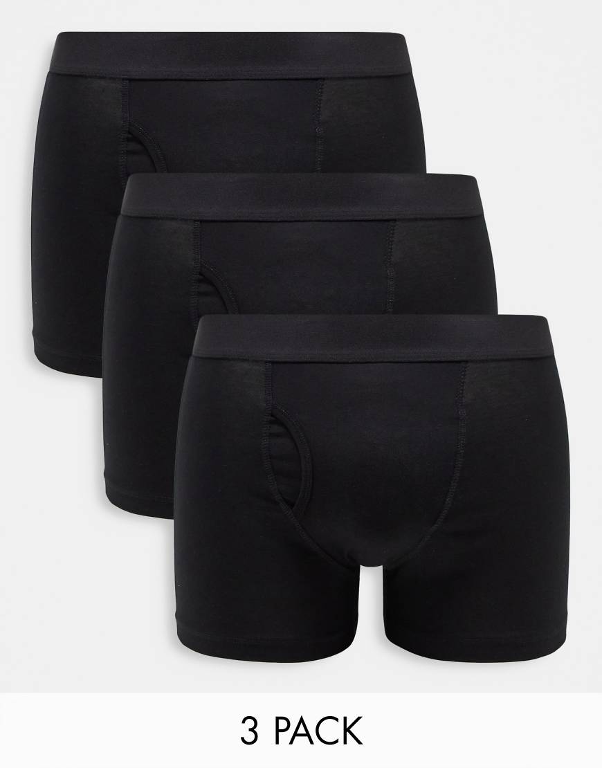 Weekday - Johnny - Schwarze Boxershorts im 3er-Set von Weekday
