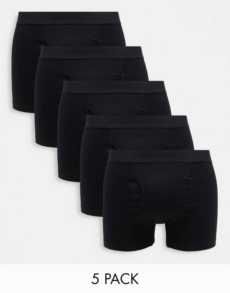 Weekday - Johnny - Schwarze Boxershorts im 5er-Set von Weekday