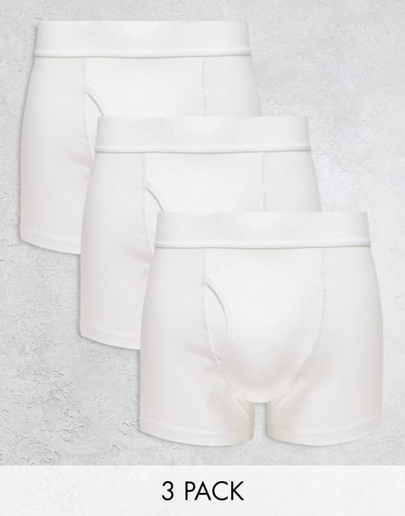 Weekday - Jonny - 3er-Pack Boxershorts in Weiß von Weekday
