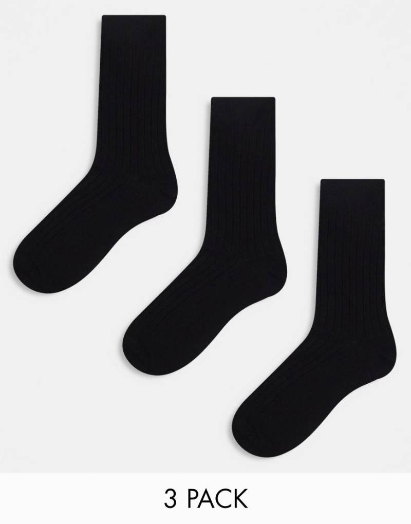 Weekday - Noah - Socken in Schwarz im 3er-Pack von Weekday