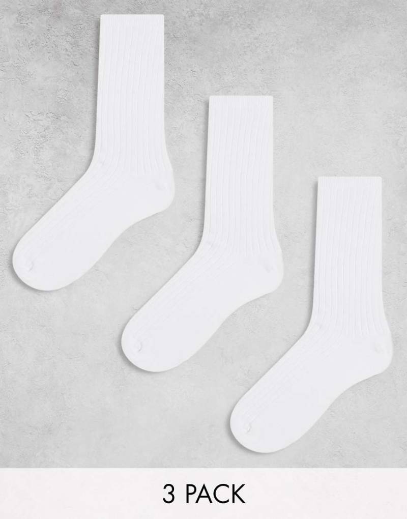 Weekday - Noah - Socken in Weiß im 3er-Pack von Weekday
