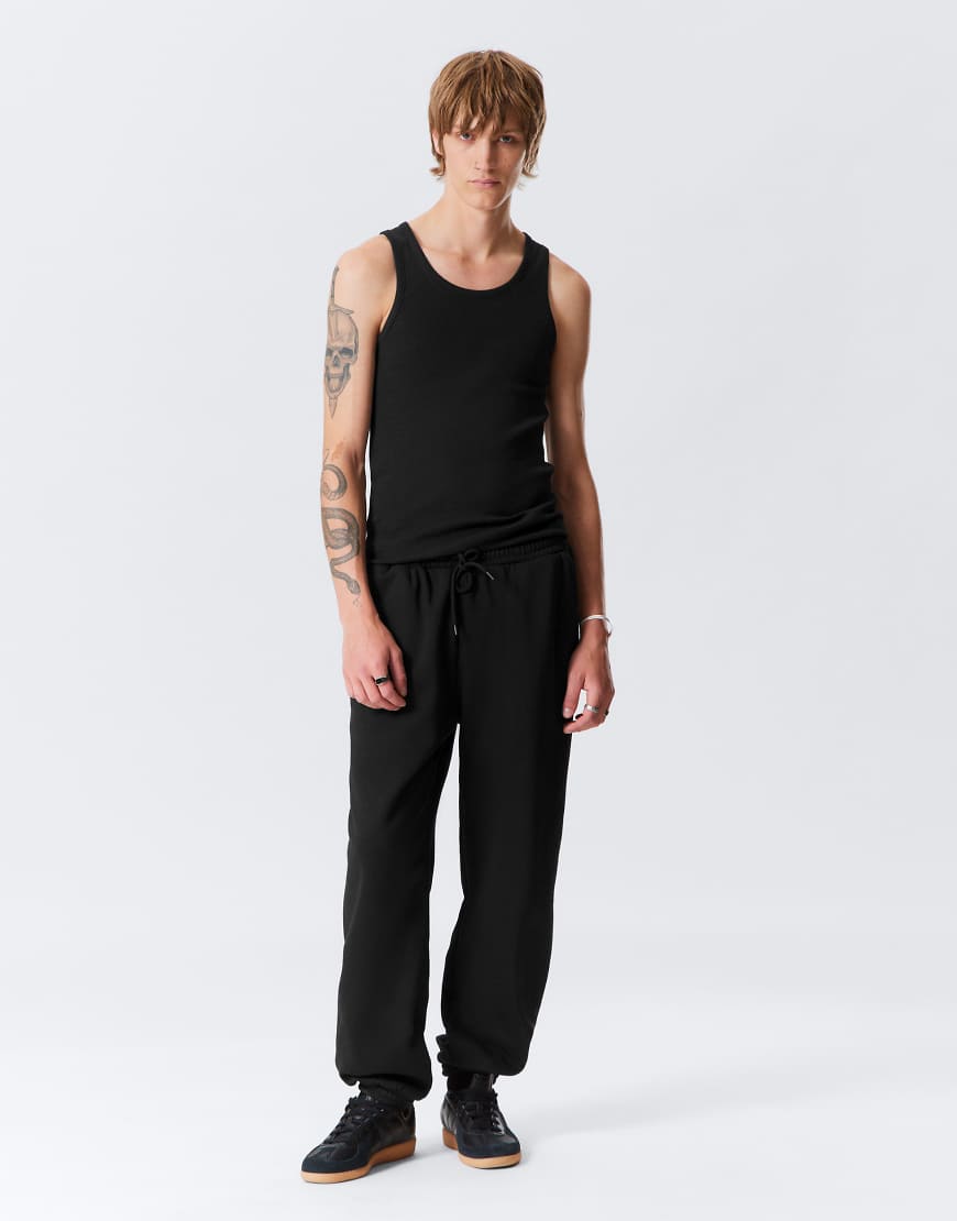Weekday - Oversize-Jogginghose in Schwarz von Weekday