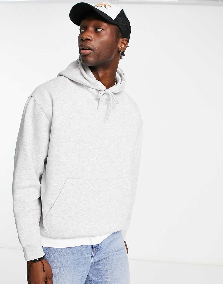 Weekday - Oversize-Kapuzenpullover in grau meliert Weekday - Oversize-Kapuzenpullover in grau meliert von Weekday