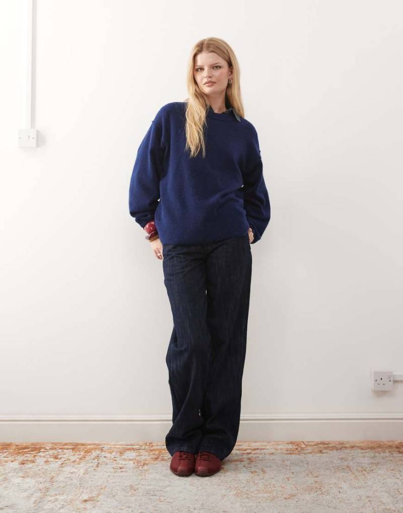 Weekday - Pullover aus Wollmix in Blau von Weekday