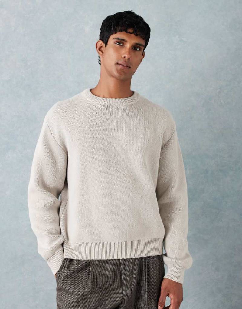 Weekday - Pullover in Wollweiß von Weekday