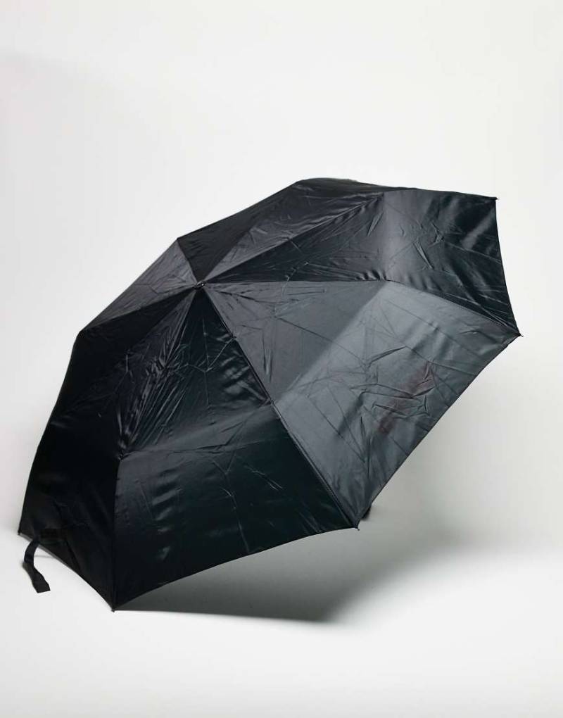 Weekday - Regenschirm in Schwarz mit Logo von Weekday
