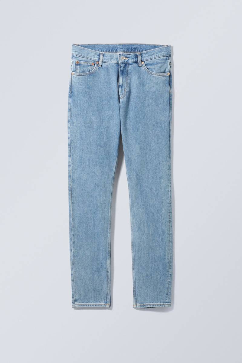 Weekday Schmale Jeans Sunday mit konisch zulaufendem Bein Tiefblau, Skinny in Größe 30/30. Farbe: Cerulean blue von Weekday
