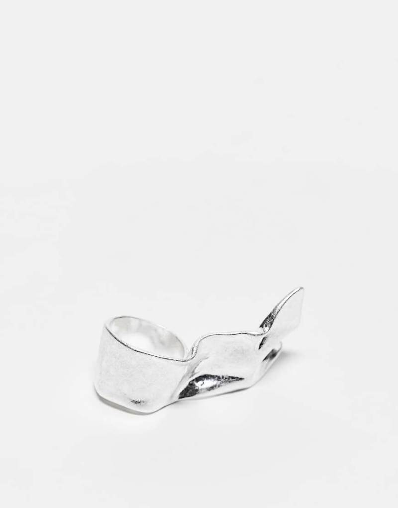 Weekday - Skulpturaler Statement-Ring in Silberoptik von Weekday