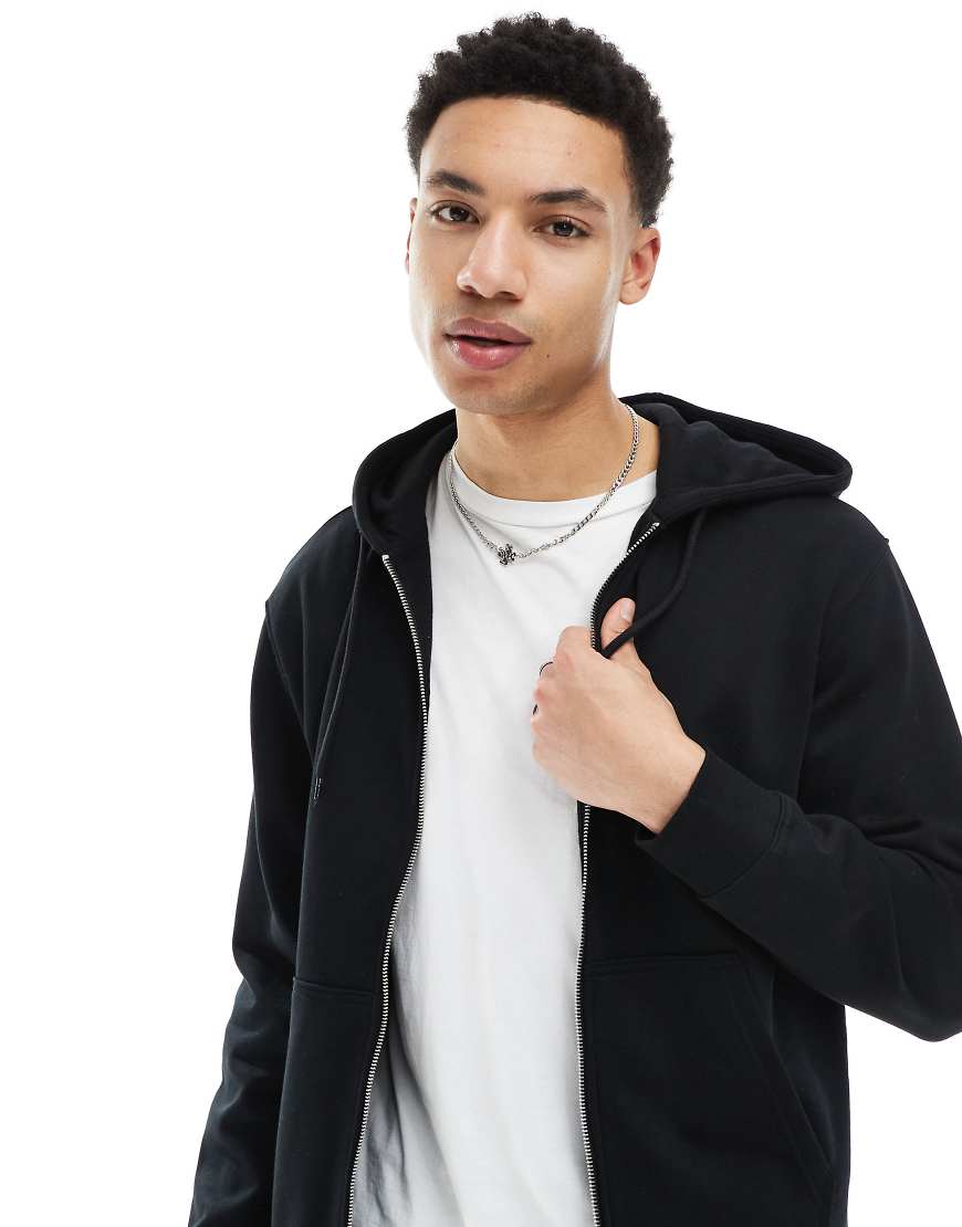 Weekday Standard - Schwarze Kapuzenjacke mit Reißverschluss Weekday Standard - Schwarze Kapuzenjacke mit Reißverschluss von Weekday