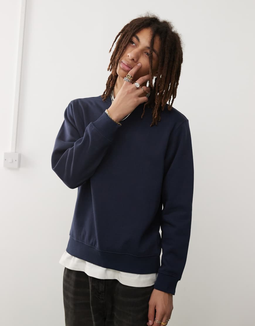 Weekday - Sweatshirt in Marineblau von Weekday