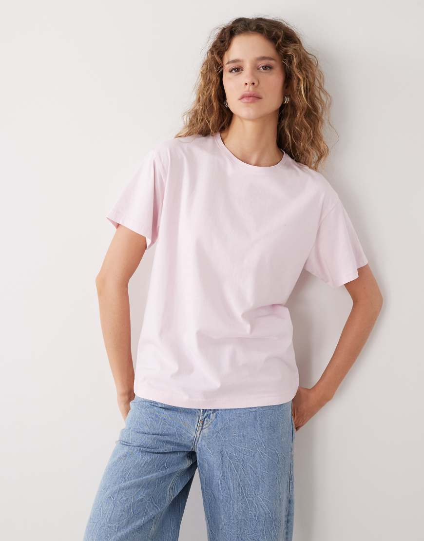 Weekday - T-Shirt in Rosa von Weekday