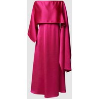 Weekend Max Mara Abendkleid mit Stola Modell 'GAMBERO' in Fuchsia, Größe 34 von Weekend Max Mara