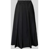 Weekend Max Mara Ausgestellter Maxirock mit elastischem Bund Modell 'CURVATO' in Black, Größe 38 von Weekend Max Mara