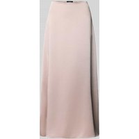 Weekend Max Mara Ausgestellter Midi-Rock in Satin-Optik in Hellrosa, Größe 34 von Weekend Max Mara