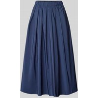 Weekend Max Mara Ausgestellter Midi-Rock mit Taillengürtel in Marine, Größe 38 Weekend Max Mara Ausgestellter Midi-Rock mit Taillengürtel in Marine, Größe 38 von Weekend Max Mara
