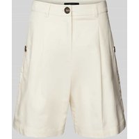 Weekend Max Mara Bermudas in unifarbenem Design in Offwhite, Größe 38 von Weekend Max Mara