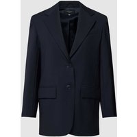 Weekend Max Mara Blazer im unifarbenen Design Modell 'VEBER' in Marine, Größe 40 von Weekend Max Mara