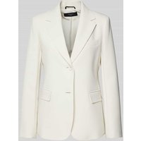 Weekend Max Mara Slim Fit Blazer mit Reverskragen in Ecru, Größe 42 von Weekend Max Mara
